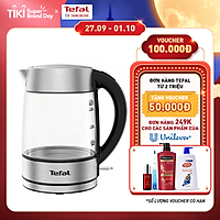 Bình đun siêu tốc Tefal KI772D38 - Thủy tinh - 2200W, 1.7L - Hàng Chính Hãng
