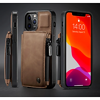 Ốp Lưng Da Bò Chính Hãng CaseMe Kèm Ví Chống Sốc Cho iPhone 11 Pro Max, iPhone 11 Pro, iPhone 11 - Hàng nhập khẩu