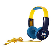 KID101 Wired Headset Kids On Ear Headphones with 3.5mm Audio Jack & Volume Portable Cute Children Learning Headphone