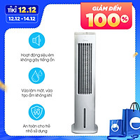 Máy làm mát không khí MIDEA AAD10AR quạt hơi nước, hơi đá, quạt máy lạnh (Có điều khiển - Chạy êm không gây ồn) - Hàng chính hãng