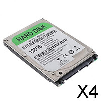 Internal Hard Drive 4x2.5in SATA 8M Hard Drive Cache 5400RPM HDD for Laptop 120GB