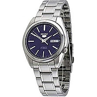 Seiko 5 #SNKL43 Men's Stainless Steel Blue Dial Self Winding Automatic Watch