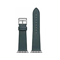 Đối với Apple Watch iWatch Series 6 SE 5 4 3 2 1 Tour đơn Dây đeo màu xanh lá cây 38MM 42MM 40MM 44MM Dây đeo Vòng đeo tay Vòng đeo bằng da