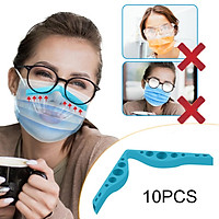 10x Inner Anti Fog Nose Bridge Pads Clip Strips Silicone Inner