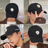 Mũ Lưỡi Trai, Nón Kết Hoa Cúc, Mũ Đội Thời Trang Họa Tiết Hoa Cúc Cực Cool MD08