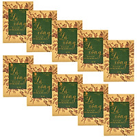 Combo 10 Gói Lá Xông Tắm Toàn Thân Thảo Dược 10 Lần Dùng Cho Mẹ Sau Sinh Wonmom Gói 50Gr Giúp Xông Hơi Thải Độc - Hồi Phục Sức Khỏe - Tránh Trầm Cảm Sau Sinh