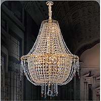 Đèn chùm pha lê cao cấp thiết kế sang trọng trang trí phòng khách, nhà hàng, khách sạn, quán cafe CFL 99182
