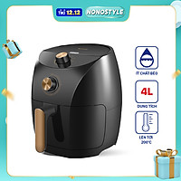 Nồi Chiên Không Dầu BIYI AF611 (4L) - Hàng Chính Hãng - Màu Đen