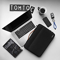 Cặp Xách Chống Sốc TomToc (USA) A14-B02Macbook Pro 13" - Black- Chất Liệu:Vải Polyester Kháng Nước - Số Ngăn:1 ngăn chín
