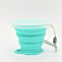 Ly cốc gấp gọn silicon (silicone) bỏ túi 150ml