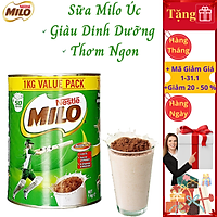 Sữa Bột Nestle Milo Value Pack 1kg Hàng Nội Địa Úc, Bổ Sung Vitamin và Khoáng Chất Giúp Bé Phát Triển Chiều Cao và Cân Năng, Thông Minh và Sáng Tạo Năng Động Vượt Trội