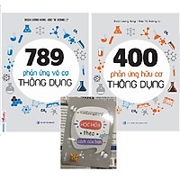 Combo 400 Phản Ứng Hữu Cơ Thông Dụng Và 789 Phản Ứng Vô Cơ Thông Dụng Tặng Kèm Sổ Tay Phả