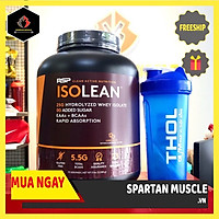 Combo Sữa Tăng Cơ RSP ISOLean Hydrolyzed Whey Protein Isolate - 73 Liều dùng, Vị Chocolate, 2.23kg & Tặng kèm Bình nước 600ml