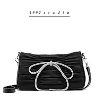 Túi xách nữ/ 1992 s t u d i o/ SABI BAG/ túi nơ màu đen đeo chéo xinh xắn