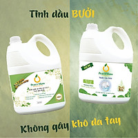 NGB3 Combo Hữu Cơ Peace Mass Nước Giặt Xả 2 in 1 3.6 lít + Nước Rửa Chén 3.6 lít