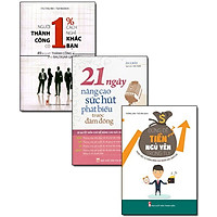 Combo: Người Thành Công Có 1% Cách Nghĩ Khác Bạn + Đừng Để Tiền Ngủ Yên Trong Túi + 21 Ngày Nâng Cao Sức Hút Phát Biểu Trước Đám Đông (Bộ 3 Cuốn)