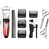Tông Đơ Cắt Tóc Gia Đình JICHEN 0817 Dành Cho Gia Đình + Tặng kèm bộ kéo cắt tỉa tóc
