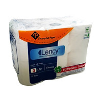 Giấy vệ sinh cao cấp LENCY ( 12 cuộn x 3 lớp )