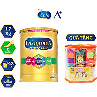 Bộ 1 Lon Sữa Bột Enfagrow A+ Neuropro 4 Cho Trẻ Từ 2 – 6 Tuổi (1.7kg) - Tặng Đồ Chơi Xếp Khối 46 Chi Tiết
