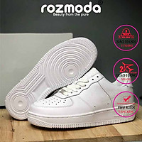 Giày thể thao trắng nam nữ cổ thấp Rozmoda GI16
