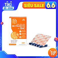Viên uống tiêu hóa Bio Probiotic + ZinC (Hộp 30 viên)
