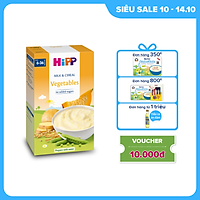 Bột ăn dặm dinh dưỡng Sữa, Ngũ cốc & rau củ tổng hợp HiPP Organic 250g