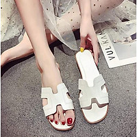 Dép Quai Ngang Nữ Chữ H Da PU Cao Cấp Đẹp Êm Chân 3Fashion - 2567 New