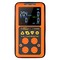 Máy Dò Khí 4 Trong 1 Cầm Tay Màn Hình LCD Tích Hợp Âm Thanh Và Báo Rung Nhẹ Dò Khí Độc Hại Smart Sensor (0-999ppm)