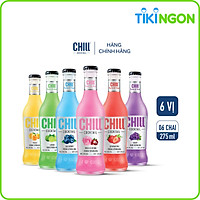 Thùng 6 chai Chill Cocktail Original mix vị 275ml/chai