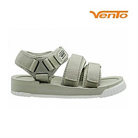 Giày Sandal Vento Nam Nữ 3 Quai SD9801 Màu Xám Ghi
