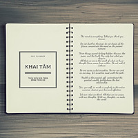 Sổ tay planner nhật ký hàng ngày Khai tâm – quyển 1/4 trong bộ sổ “Tỉnh thức” bởi Self-Planner- Giao Mẫu Ngẫu Nhiên