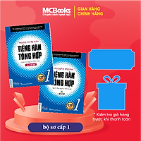 Combo Sách Tiếng hàn tổng hợp dành cho người Việt Nam - Sơ cấp 1 (Phiên bản 1 màu)