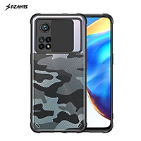 Ốp lưng cho Xiaomi Mi 10T Pro - Redmi K30S Rzants rằn ri trượt camera V2 - Hàng nhập khẩu