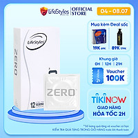 Bao Cao Su LifeStyles Zero Super Thin Siêu Mỏng Cao Cấp Hộp 12 bao