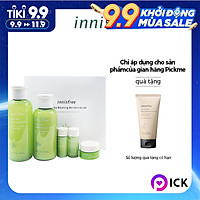 innisfree new green tea essence moisturizing balance water lotion set 2 piece set