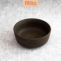 Tô sứ đá hoa Fellia đựng thức ăn họa tiết đá hoa cương sáng tạo _FEL20010