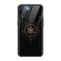 Ốp lưng kính cường lực hình thư pháp phong thủy trừu tượng dành cho điện thoại Oppo F11 Pro/ F11/ F9/ F1S/ a9 2020/ A7/ A5S/ A3S/ Realme C1/ Realme 2 - Hàng chính hãng