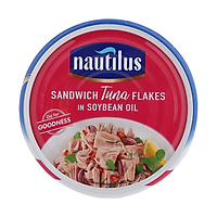 Cá ngừ xắt lát ngâm dầu Nautilus 170g - 00126
