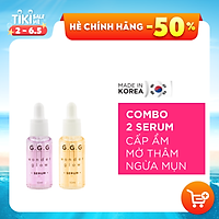 Combo Tinh Chất Cấp Ẩm, Mờ Thâm, Ngừa Mụn, Làm Trắng Da GGG Wonder Glow Brightening & Healing 10ml