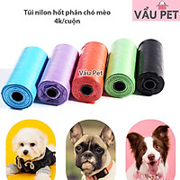 1 cuộn túi nilon hốt chất thải chó mèo thú cưng (Cuộn 15 túi)