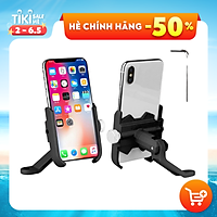 Giá đỡ kẹp điện thoại cho xe máy / xe mô tô Selfiecom A1000 - Hợp Kim Nhôm Cao Cấp Chống Rung, Chống Cướp Giật Điều Chỉnh Xoay Ngang Dọc 360 độ