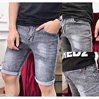 QUẦN SHORT JEAN NAM CHẤT BÒ CO GIÃN MẪU MỚI SIÊU HOT THỜI TRANG CAO CẤP AQ064