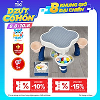 Đồ Chơi PEEK A BOO Bàn Học Kèm Ghế Cho Bé Size Vừa H602-B