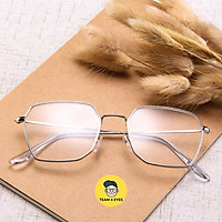 Kính cận kim loại form lục giác thòi trang hottrend
