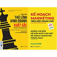 Bộ Sách Cực Hay Và Dễ Hiểu Để Có Một Kế Hoạch Marketing Thông Minh ( Kế Hoạch Marketing Trên Một Trang Giấy + Để Trở Thành Thủ Lĩnh Kinh Doanh Xuất Sắc ) tặng kèm bookmark Sáng Tạo