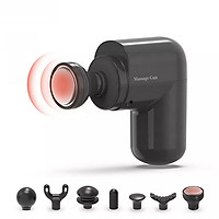 Máy massage cầm tay mini có đầu nóng Puli PL-658, hỗ trợ giảm đau nhức căng cơ