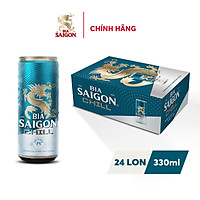 Thùng 24 Lon Bia Sài Gòn Chill 330ml