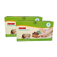 Combo 02 hộp Thảo Dược hỗ trợ điều trị đau khớp, mất ngủ, gout, khử mùi hôi chân, Người lạnh chân tay, buồn buốt, tê cứng, Người hay mệt mỏi, đau đầu, stress, mất ngủ - Ngâm chân Furomi (gói 5g)