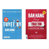 Combo sách 12 tuyệt kỹ bán hàng và Bán Hàng Bằng Trái Tim – 10 Nguyên Tắc Vàng Mọi Người