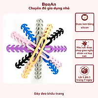 Combo 3 Chiếc Dây Đeo Khẩu Trang Chống Đau Tai, Chất Liệu Nhựa Dẻo Chống Rơi